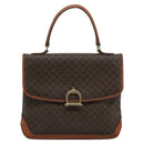 CELINE Macadam Canvas Hand Bag PVC Leather Brown Auth yk17101-13