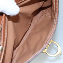 CELINE Macadam Canvas Hand Bag PVC Leather Brown Auth yk17101-21