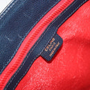CELINE Hand Bag Leather Navy Auth yk17129-19