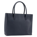 CELINE Hand Bag Leather Navy Auth yk17129-1