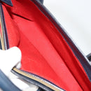 CELINE Hand Bag Leather Navy Auth yk17129-12