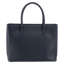 CELINE Hand Bag Leather Navy Auth yk17129-13