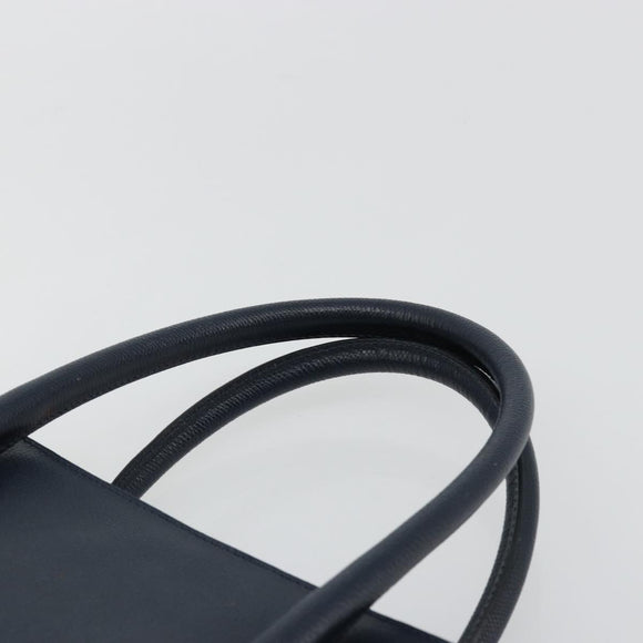 CELINE Handtas Leer Marineblauw Auth yk17129
