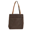 CELINE Macadam Canvas Tote Bag PVC Brown Gold Auth yk17143-13