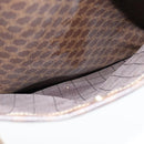 CELINE Macadam Canvas Tote Bag PVC Brown Gold Auth yk17143-11