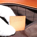 CELINE Macadam Canvas Tote Bag PVC Brown Gold Auth yk17143-12