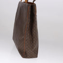 CELINE Macadam Canvas Tote Bag PVC Brown Gold Auth yk17143-3