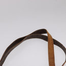 CELINE Macadam Canvas Tote Bag PVC Brown Gold Auth yk17143-8