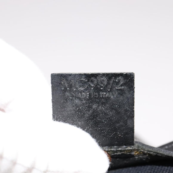 CELINE Macadam Canvas Tote Bag PVC Leather Black Auth yk17145