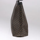 CELINE Macadam Canvas Tote Bag PVC Leather Black Auth yk17145-3