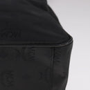 MCM Vicetos Logogram Chain Shoulder Bag Nylon Black Auth yk17160-11