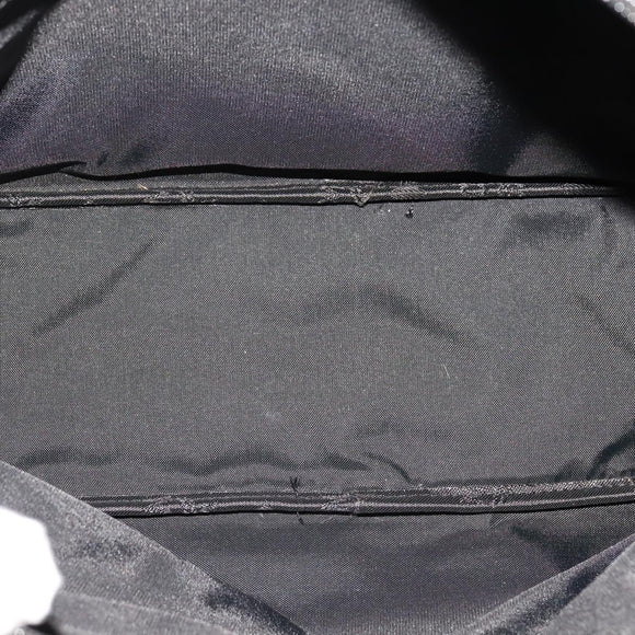 MCM Vicetos Logogram Chain Shoulder Bag Nylon Black Auth yk17160