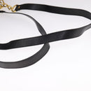 MCM Vicetos Logogram Chain Shoulder Bag Nylon Black Auth yk17160-7