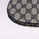 GUCCI GG Supreme Sherry Line Shoulder Bag PVC Red Navy Auth yk17172-12