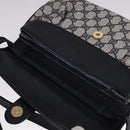 GUCCI GG Supreme Sherry Line Shoulder Bag PVC Red Navy Auth yk17172-15