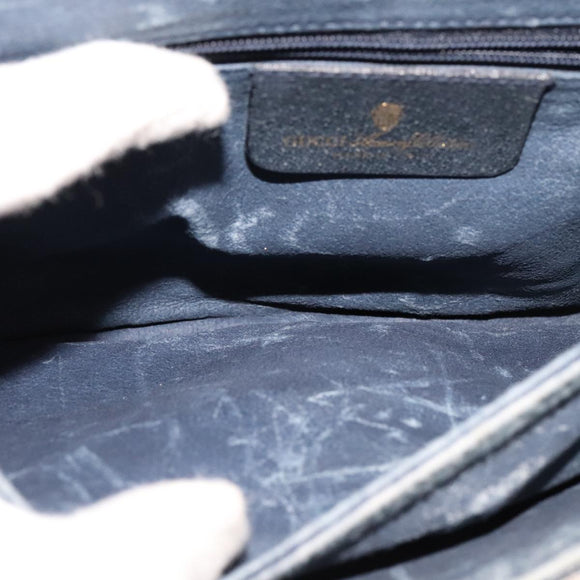 GUCCI GG Supreme Sherry Line Shoulder Bag PVC Red Navy Auth yk17172