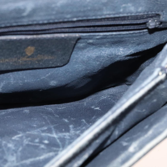 GUCCI GG Supreme Sherry Line Shoulder Bag PVC Red Navy Auth yk17172