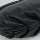 Salvatore Ferragamo Fringe Hand Bag Leather Black Auth yk17180-16
