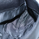 Salvatore Ferragamo Fringe Hand Bag Leather Black Auth yk17180-17