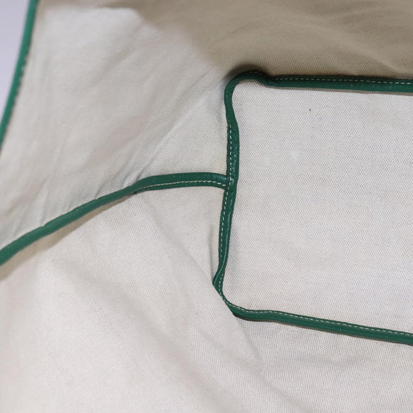 GOYARD Herringbone Saint Louis PM Tote Bag PVC Green Auth yk17206