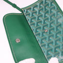 GOYARD Herringbone Saint Louis PM Tote Bag PVC Green Auth yk17206-20