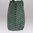 GOYARD Herringbone Saint Louis PM Tote Bag PVC Green Auth yk17206-4