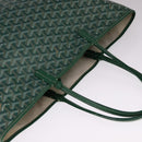 GOYARD Herringbone Saint Louis PM Tote Bag PVC Green Auth yk17206-6