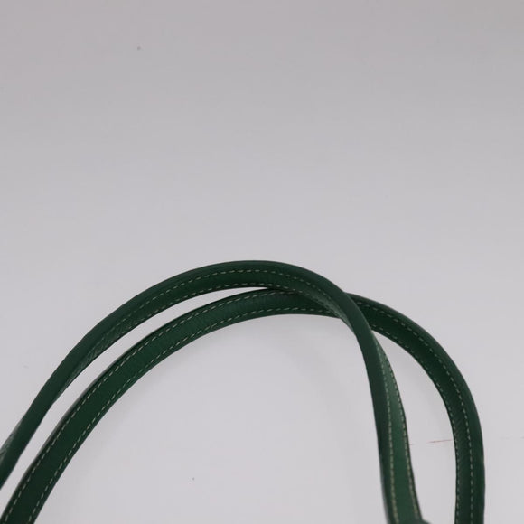 GOYARD Herringbone Saint Louis PM Tote Bag PVC Green Auth yk17206