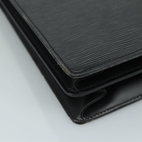 LOUIS VUITTON Epi Serviette Ambassador Business Bag Black M54412 LV Auth yk17207