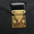 LOUIS VUITTON Epi Serviette Ambassador Business Bag Black M54412 LV Auth yk17207-9