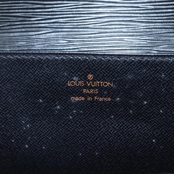 LOUIS VUITTON Epi Serviette Ambassador Business Bag Black M54412 LV Auth yk17207