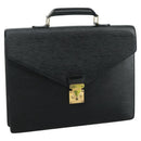 LOUIS VUITTON Epi Serviette Ambassador Business Bag Black M54412 LV Auth yk17207-1