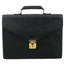 LOUIS VUITTON Epi Serviette Ambassador Business Bag Black M54412 LV Auth yk17207-13