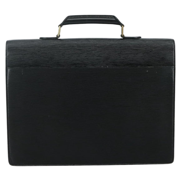 LOUIS VUITTON Epi Serviette Ambassador Business Bag Black M54412 LV Auth yk17207