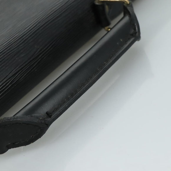 LOUIS VUITTON Epi Serviette Ambassador Business Bag Black M54412 LV Auth yk17207