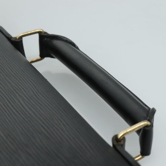 LOUIS VUITTON Epi Serviette Ambassador Business Bag Black M54412 LV Auth yk17207
