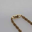 Christian Dior Bracelet Twist Necklace metal 2Set Gold Auth yk17215-12