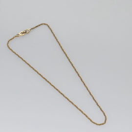 Christian Dior Bracelet Twist Necklace metal 2Set Gold Auth yk17215 - 0