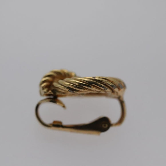 Christian Dior Earring metal Gold Auth yk17216