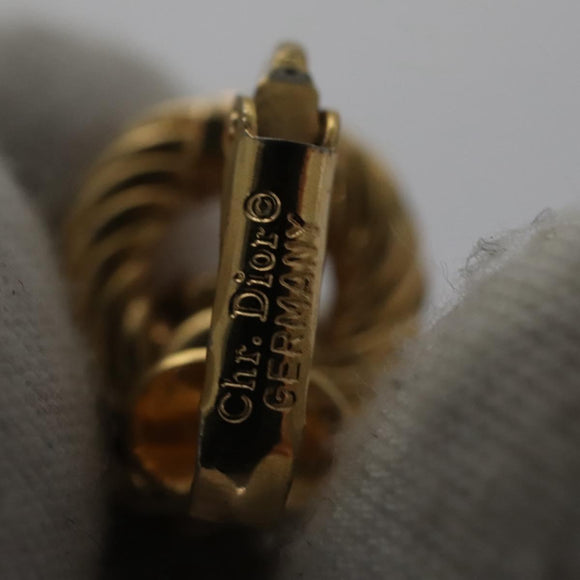 Christian Dior Earring metal Gold Auth yk17216