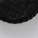 BOTTEGA VENETA INTRECCIATO Mini Hobo Hand Bag Leather Black 189227 Auth yk17218AM-14