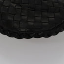 BOTTEGA VENETA INTRECCIATO Mini Hobo Hand Bag Leather Black 189227 Auth yk17218AM-15