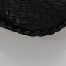 BOTTEGA VENETA INTRECCIATO Mini Hobo Hand Bag Leather Black 189227 Auth yk17218AM-17