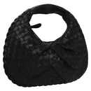 BOTTEGA VENETA INTRECCIATO Mini Hobo Hand Bag Leather Black 189227 Auth yk17218AM-1