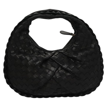 BOTTEGA VENETA INTRECCIATO Mini Hobo Hand Bag Leather Black 189227 Auth yk17218AM - 0
