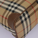 Burberrys Nova Check Shoulder Bag Canvas Beige Auth yk17224-11