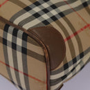 Burberrys Nova Check Shoulder Bag Canvas Beige Auth yk17224-12