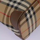 Burberrys Nova Check Shoulder Bag Canvas Beige Auth yk17224-13