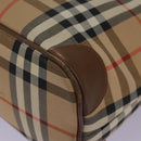 Burberrys Nova Check Shoulder Bag Canvas Beige Auth yk17224-16