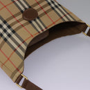 Burberrys Nova Check Shoulder Bag Canvas Beige Auth yk17224-6